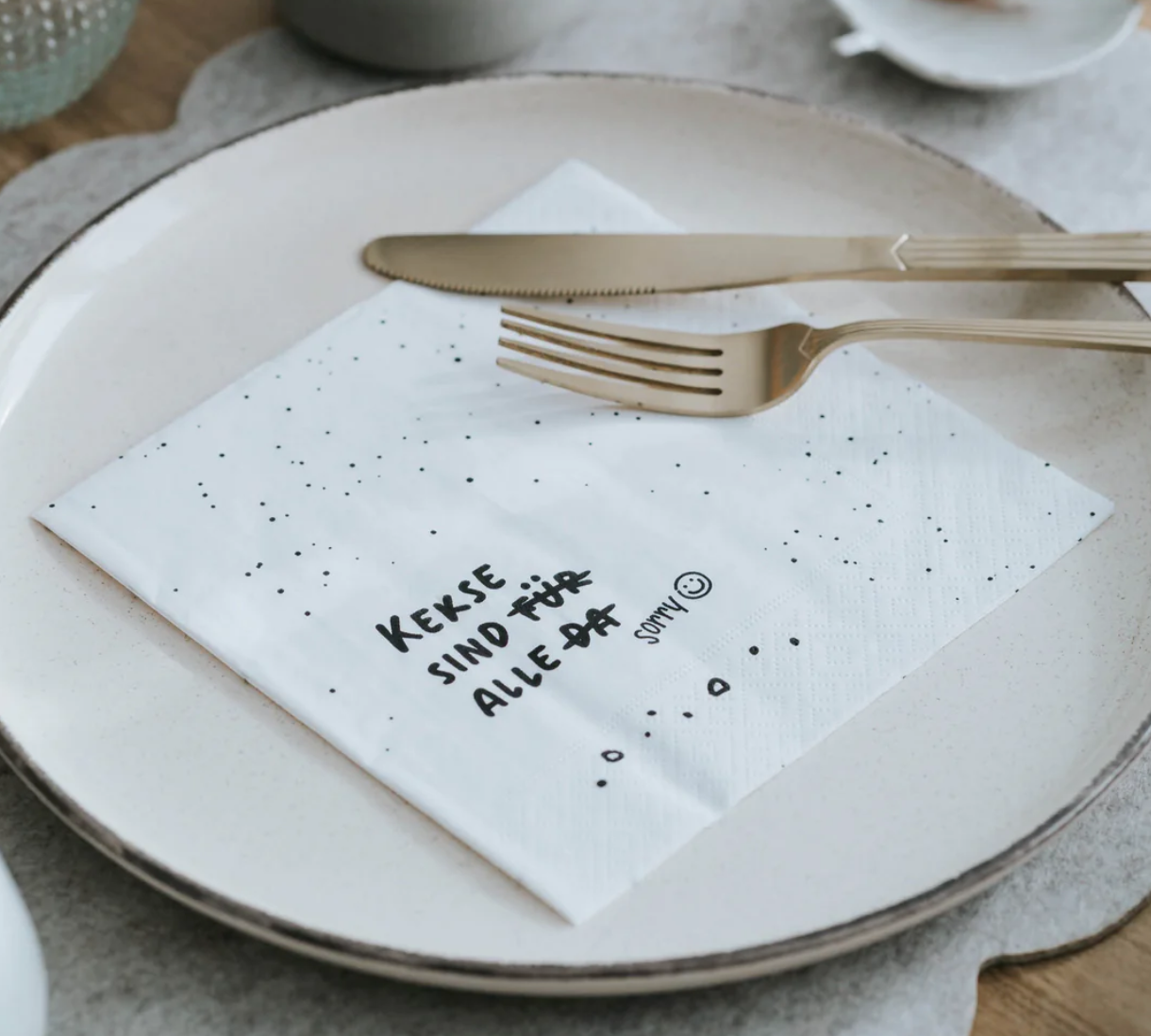 Servietten zu Weihnachten