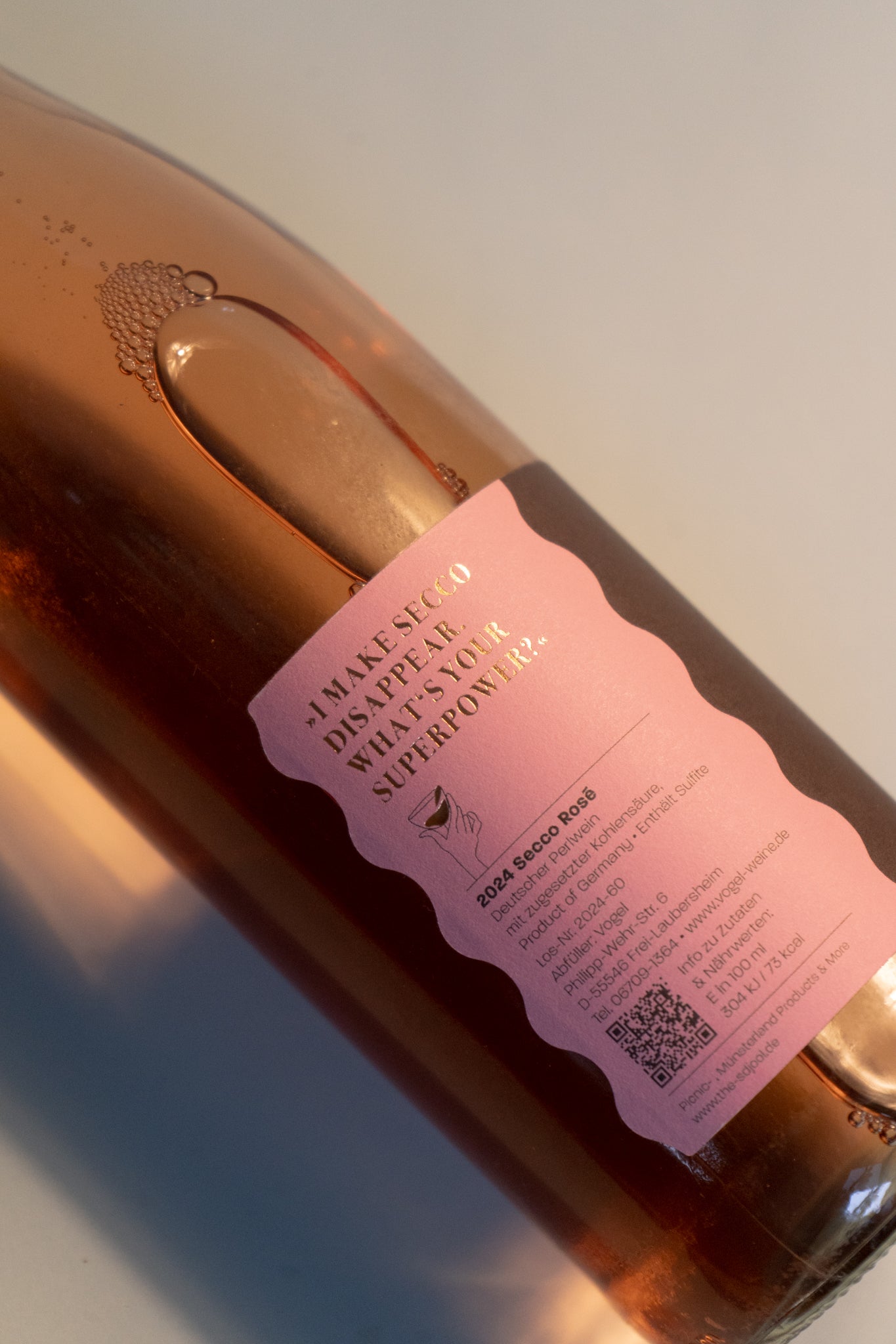 Secco Rosé der Glücksmomente Kollektion