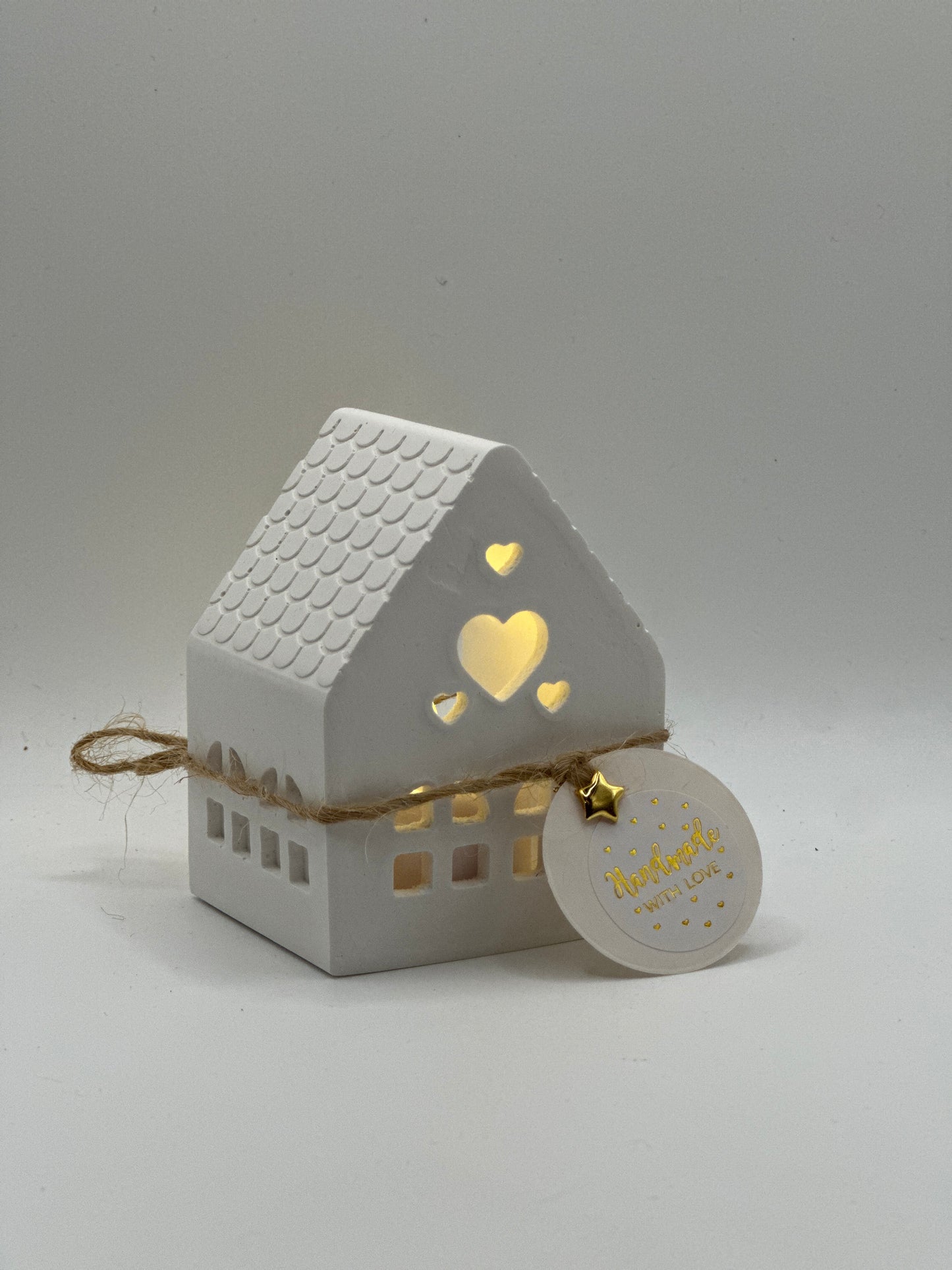 Lichterhaus mit elektrischem Teelicht