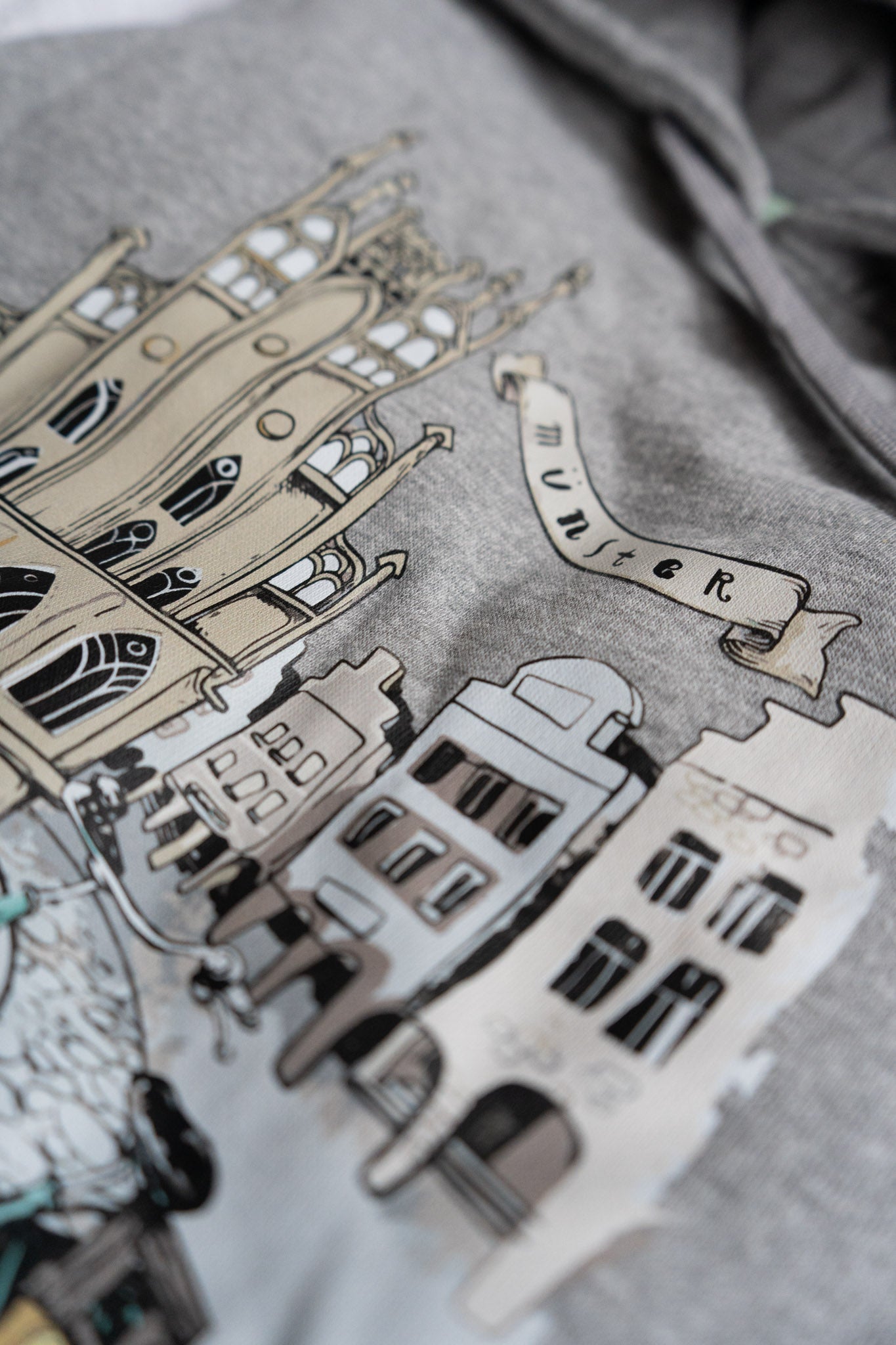 Hoodie – Motiv Rathaus und Prinzipalmarkt