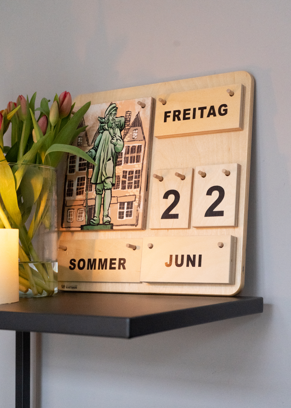 Holzkalender mit Münster Motiven