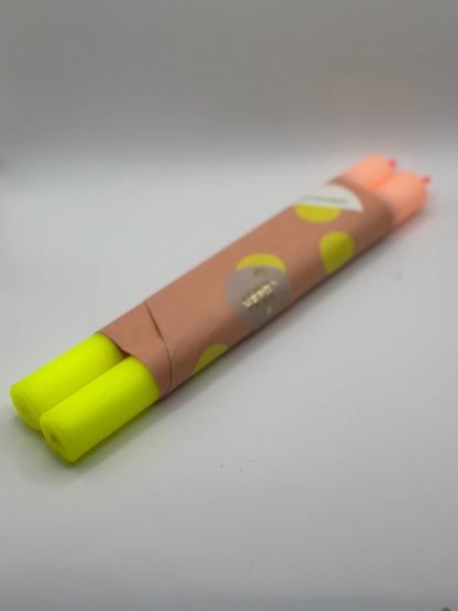 Stabkerzen 2er Set in verschiedenen Farben