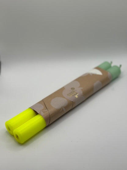 Stabkerzen 2er Set in verschiedenen Farben