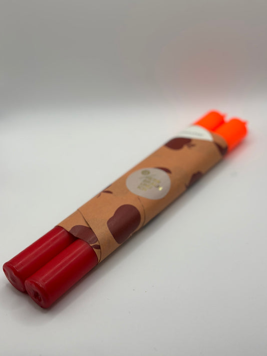 Stabkerzen 2er Set in verschiedenen Farben