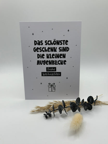 Weihnachtskarten mit Herz