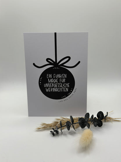 Weihnachtskarten mit Herz