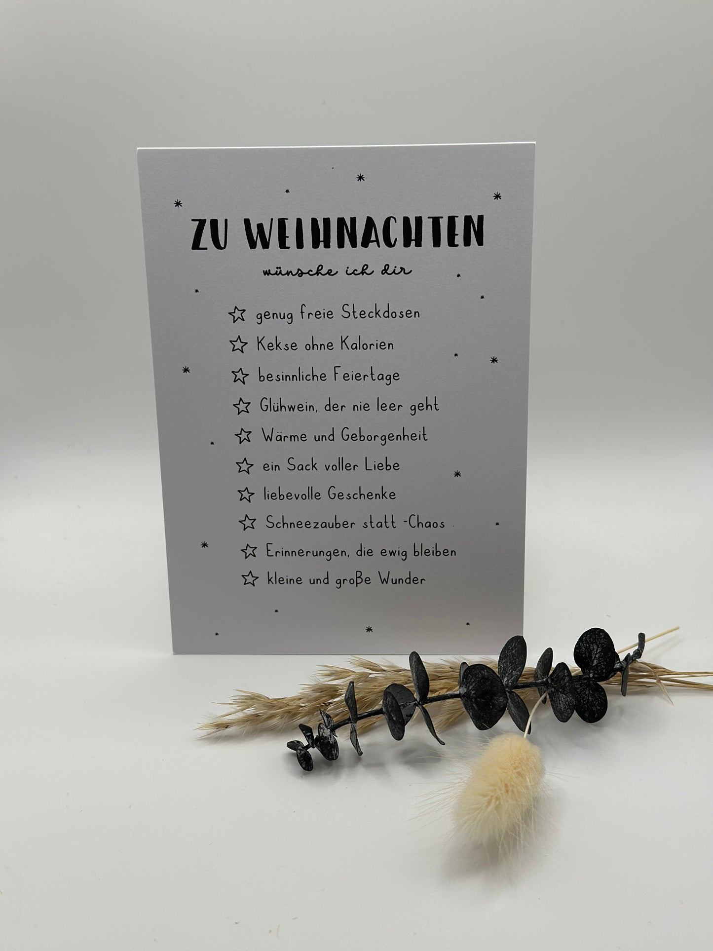 Weihnachtskarten mit Herz