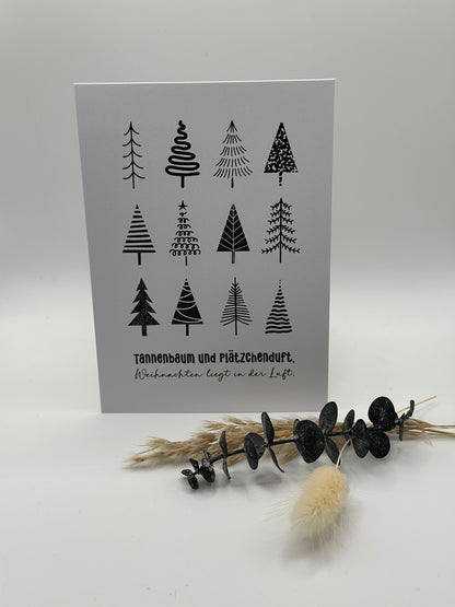 Weihnachtskarten mit Herz