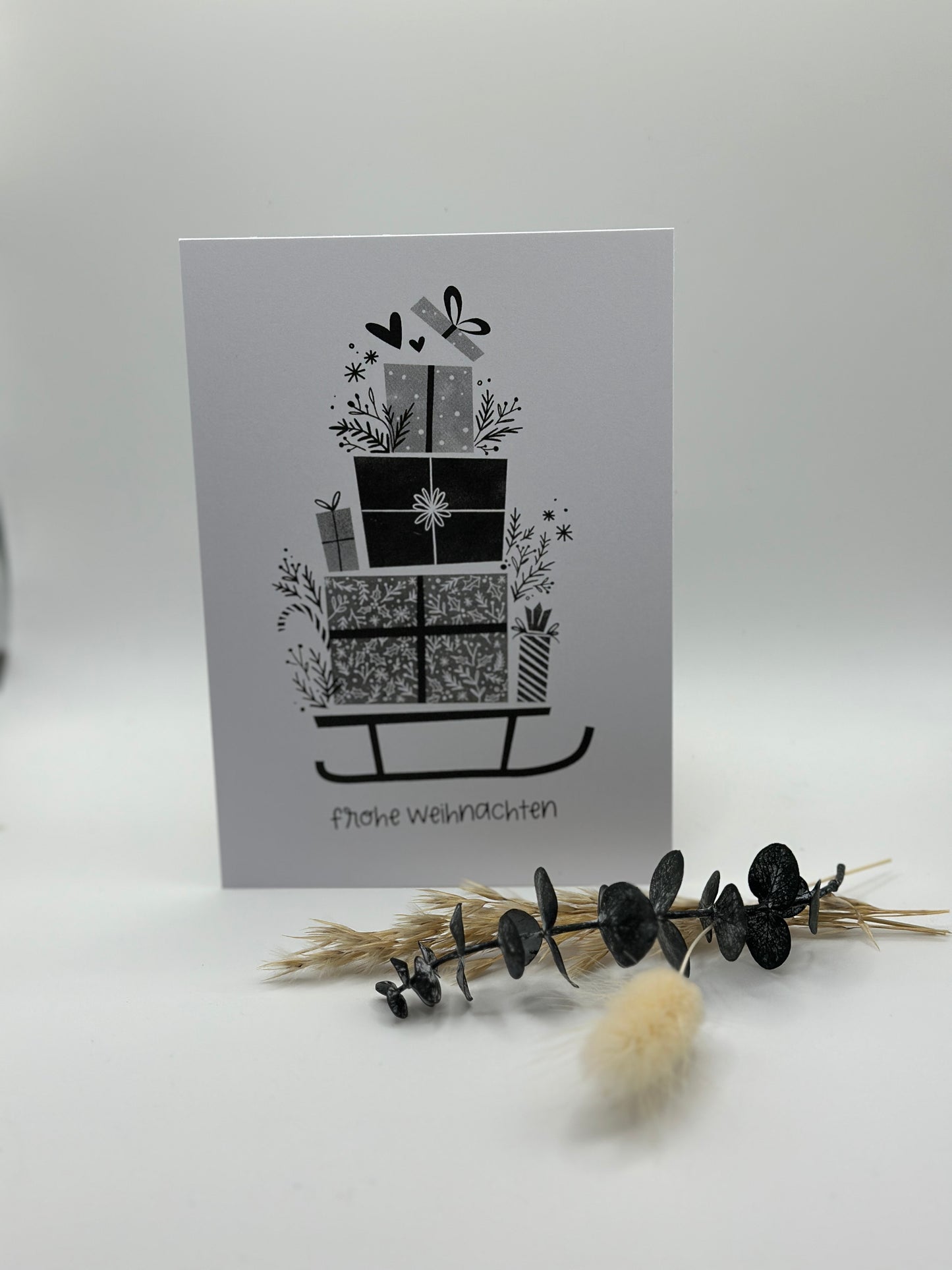 Weihnachtskarten mit Herz