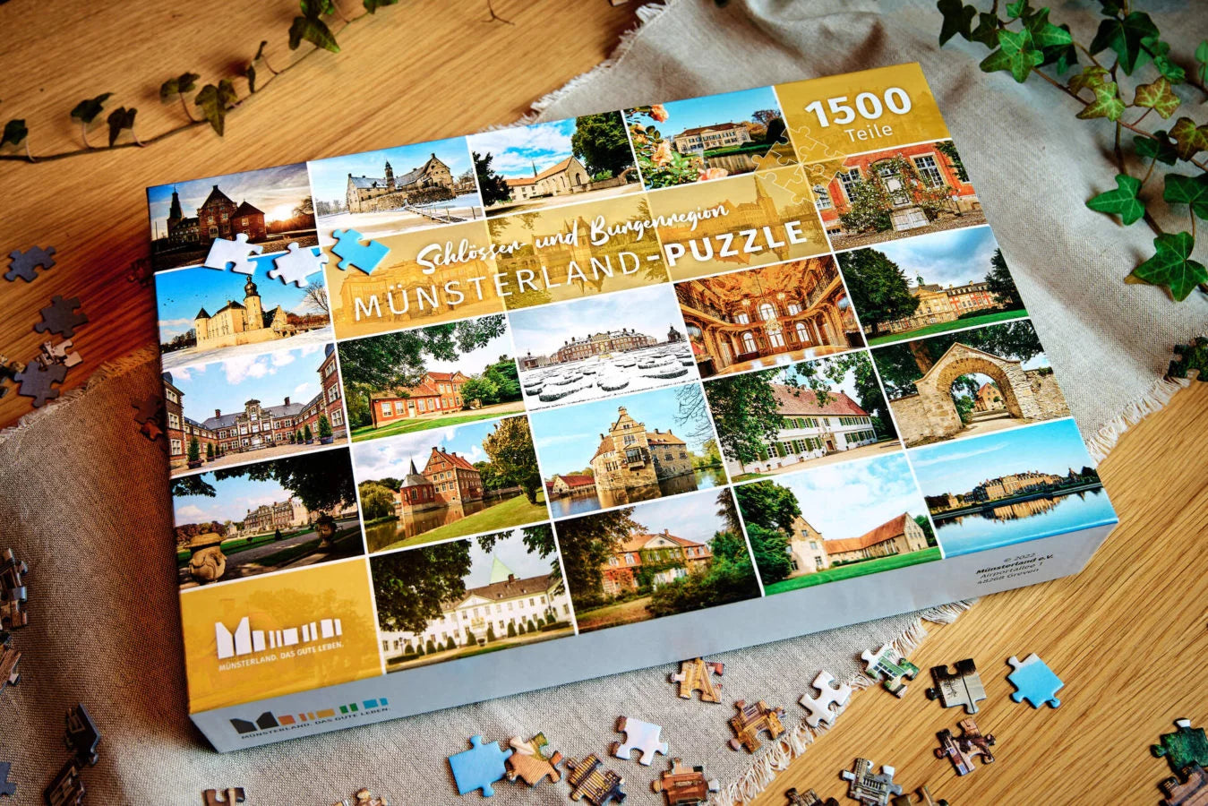 Puzzle Münsterland – Burgen und Schlösserregion mit 1500 Teilen