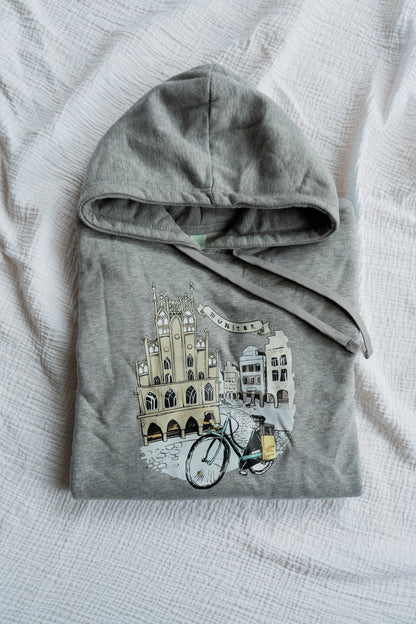 Hoodie – Motiv Rathaus und Prinzipalmarkt