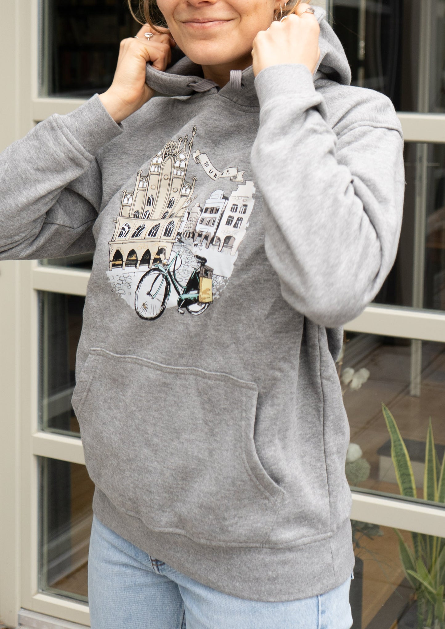 Hoodie – Motiv Rathaus und Prinzipalmarkt